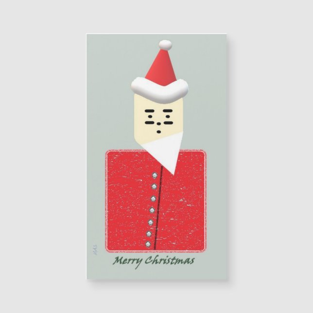 Morse Santa jul Magnetic Card (Framsida)
