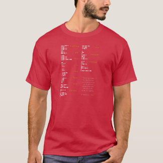 Morsealfabet - sist skrik t-shirt