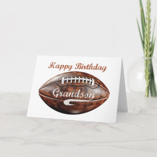 Morson Birthday Grunge Large Football Sports Kort