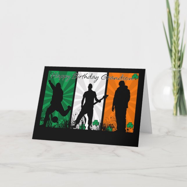 Morson Birthday på St. Patrick's Day Card Kort (Framsida)