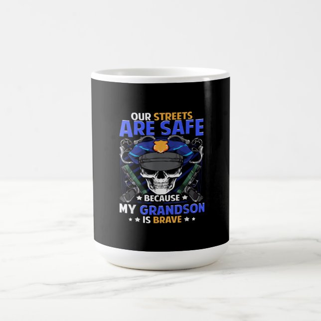 Morson Cop Thin Blue Line Grand Son Kaffemugg (Center)