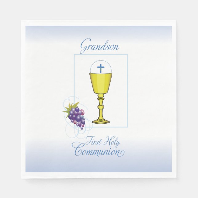 Morson First Communion, Chalice med värd Pappersservett (Framsidan)