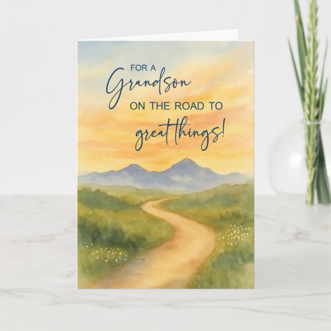 Morson Heartfilt Av till College Mountain Kort (Framsida)