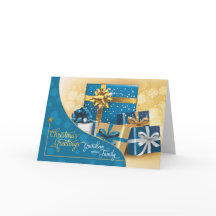 Morson- och Family Blue- och Guld-julklappar
