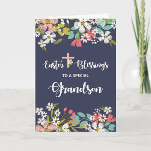 Morson Påsk Blessings från Risen Kristus Flowers Kort