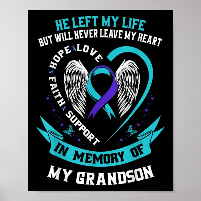 Morson Suicide Awareness Prevention Memorial Gra Poster (Framsidan)