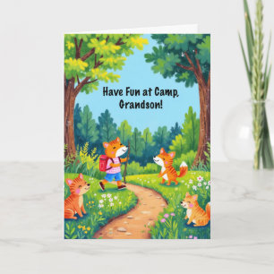 Morson Summer Camp TÄNKANDE AV You Fox i Skogen Kort
