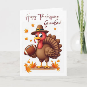 Morson Thanksgiving Lusj Turkiet med fotboll Kort
