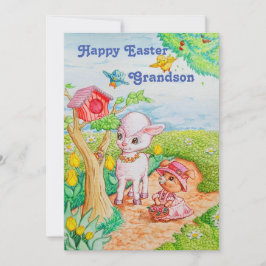 Morsons Personlig Påsk Card. Meddelande