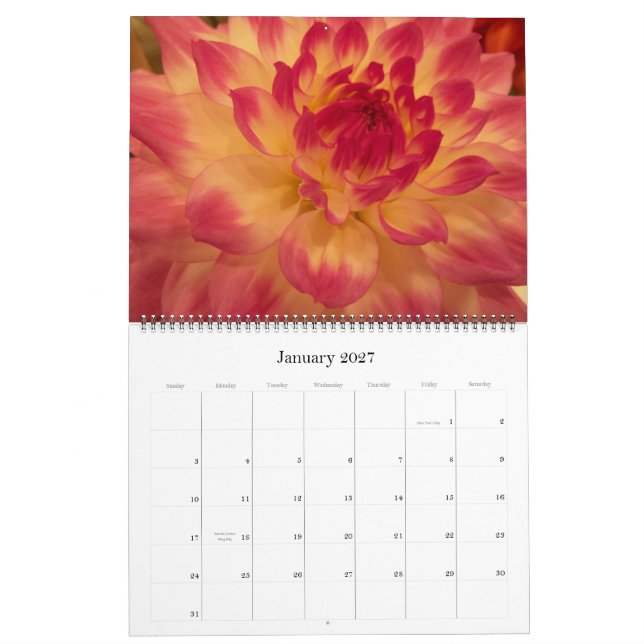 Morsor & Dahlias 2012 Kalender (Jan 2027)