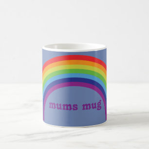 morsor rånar den moderna regnbågen kaffemugg