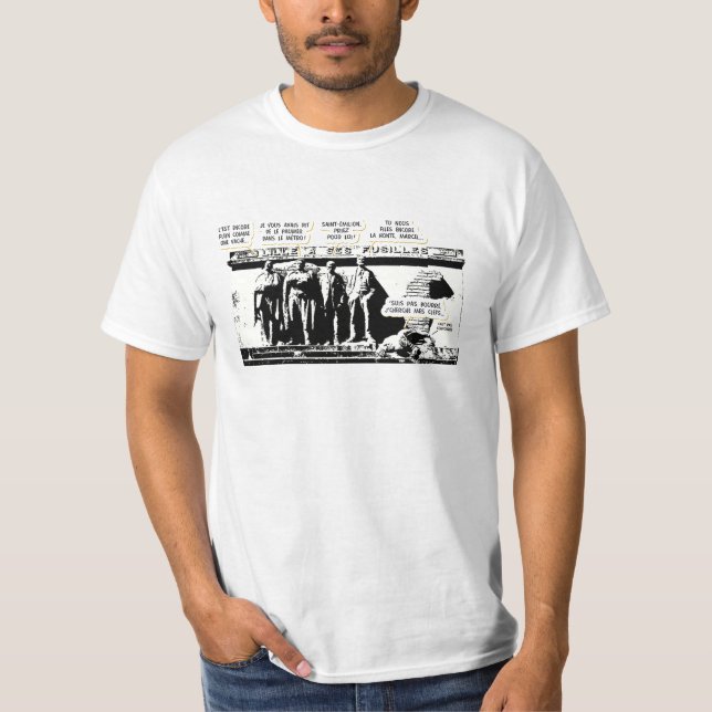 Mort (d'un éclat) de rire tee shirt (Framsida)