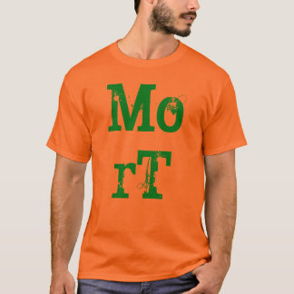MorT grönt på den orange skjortan Tee Shirt