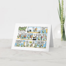 Mort som grodajulen listar helgkort
