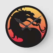 Mortal Kombat Round Clock