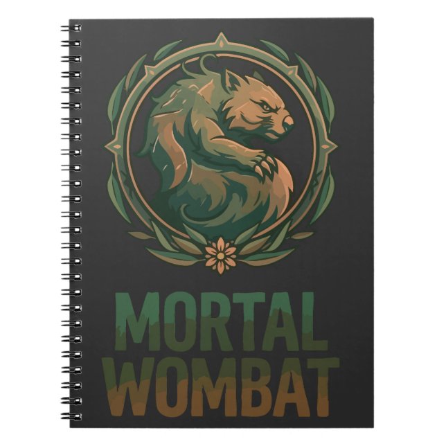 Mortal Wombat Anteckningsbok (Framsidan)