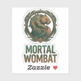 Mortal Wombat Klistermärken