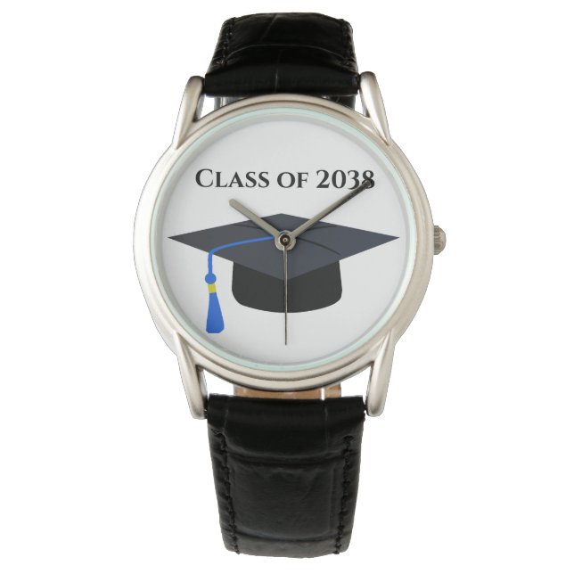 Mortar Board Elegant Studenten Armbandsur (Framsida)