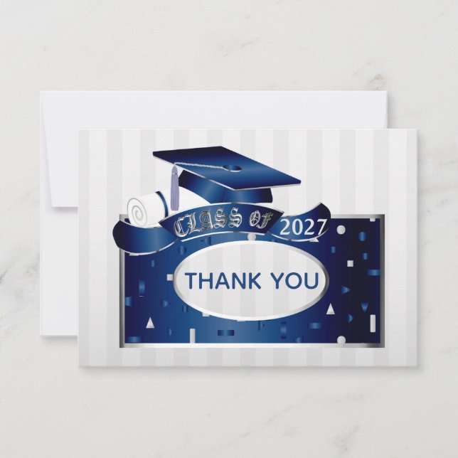 Mortar, diploma Studenten Tack inbjudan (Framsida)
