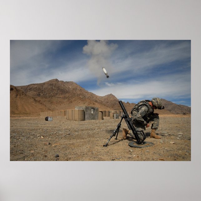 Mortar Fire Poster (Framsidan)