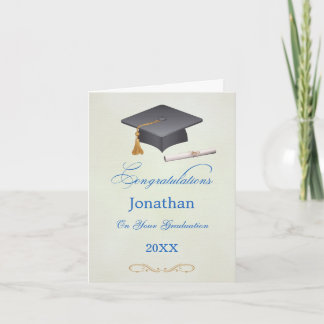 Mortar och diploma Studenten Grattiss Gard Kort