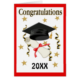 Mortar och diplomat 20XX - Anpassa insidan Hälsningskort