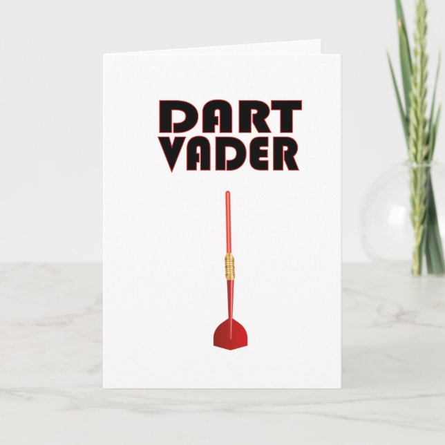 Mörtar Ord Funny Manar Motive Darts Gift-ikon Kort (Framsida)