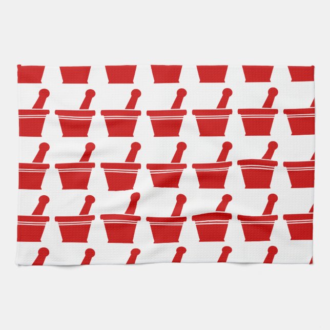 Mortar & Pestle Kökshandduk (Horisontell)