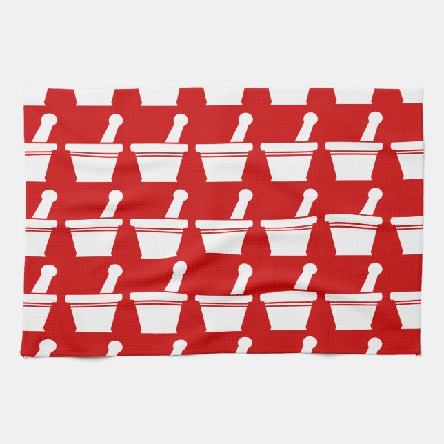 Mortar & Pestle Kökshandduk (Horisontell)