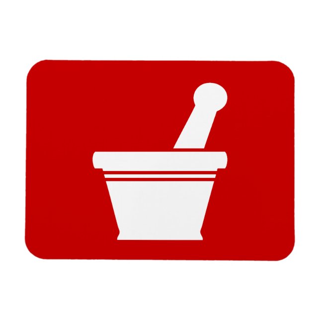 Mortar & Pestle Magnet (Horisontell)