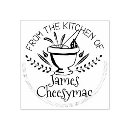 Mortar pestle-örter kulinariska från köket stämpel