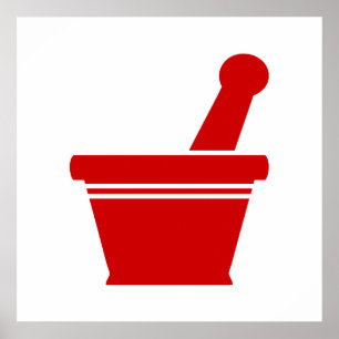Mortar & Pestle Poster