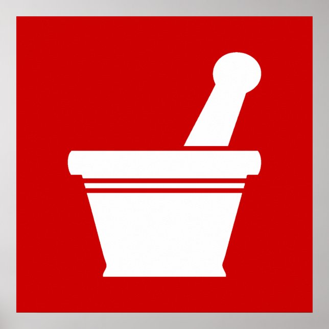 Mortar & Pestle Poster (Framsidan)