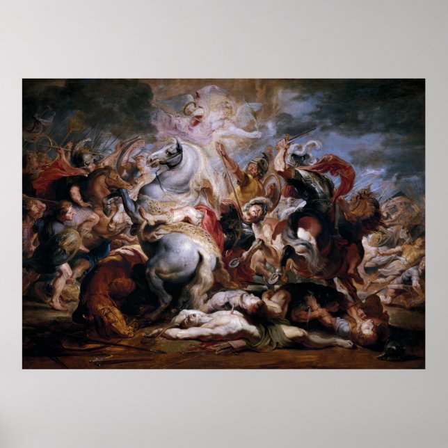 Morte di decio Mure (Bozzetto) från Peter Paul Rub Poster (Framsidan)