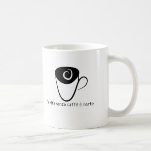 morte för caffe e för lavitasenza kaffemugg
