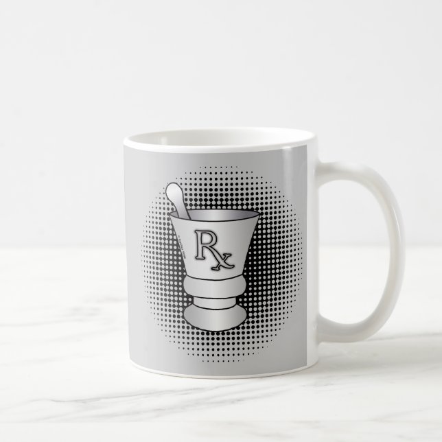 Mortel och mortelstöt kaffemugg (Höger)