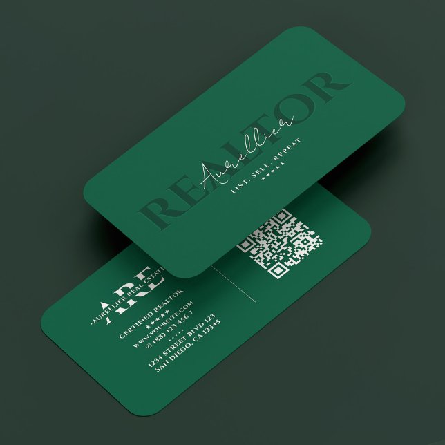 Mortgage Broker Realtor Real Gods Hunter Grönt Visitkort (Mortgage Broker Realtor Real Estate Hunter Green Business Card
)