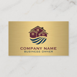 Mortgage House Real Gods logotyp Visitkort