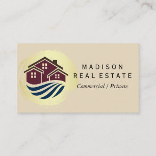 Mortgage House Real Gods logotyp Visitkort