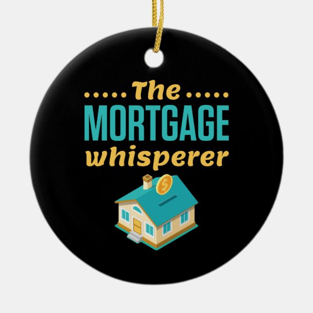 Mortgage Whisperer Julgransprydnad Keramik (Framsidan)