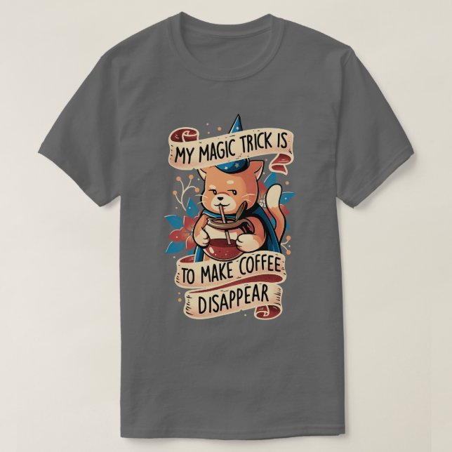 Mortgåva av matkaffe av matkaffe t shirt (Design framsida)
