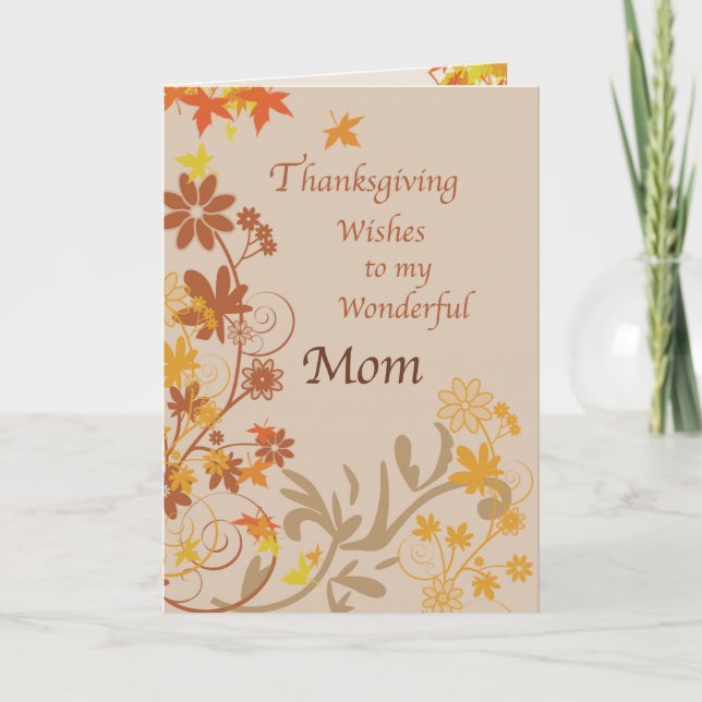 Morthanksgivingönskemål Helgkort (Framsida)