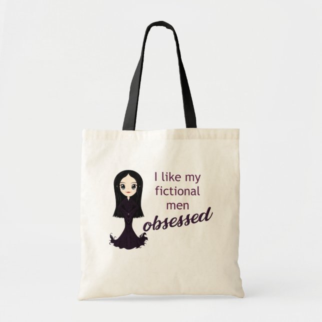 Morticia Obssed Tote Tygkasse (Framsidan)