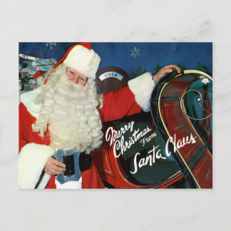 Mortkort - God jul från Santa Tomt Helg Vykort