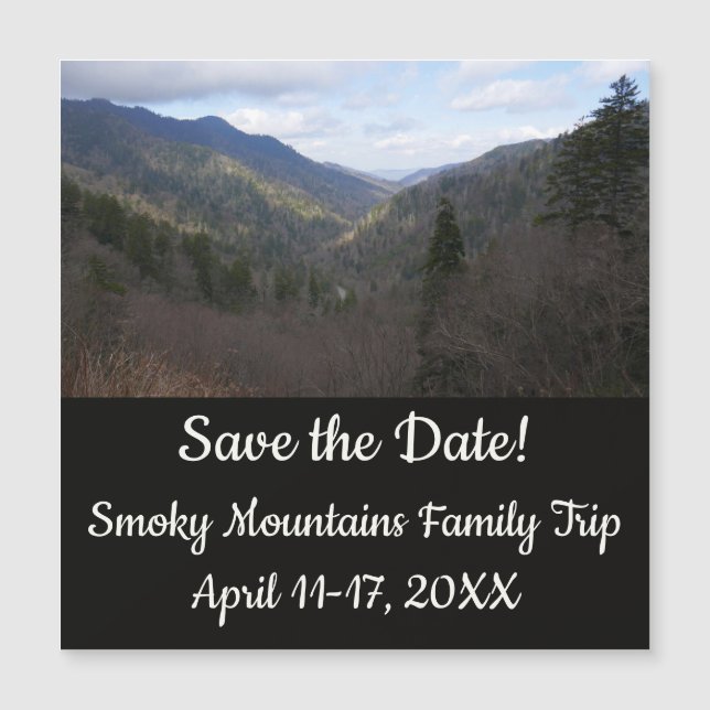 Morton Overlook of Underbar Smoky Mountains (Framsida)