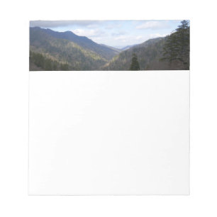 Morton Overlook of Underbar Smoky Mountains Anteckningsblock