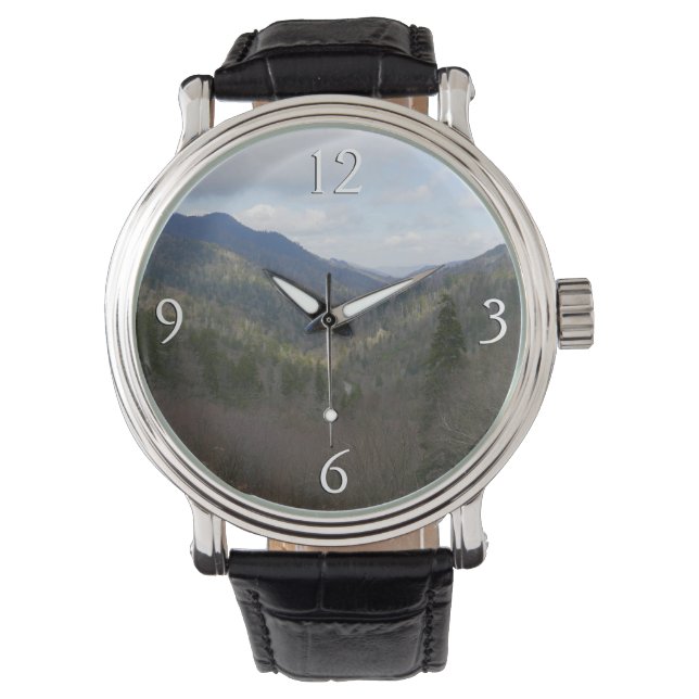 Morton Overlook of Underbar Smoky Mountains Armbandsur (Framsida)