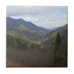 Morton Overlook of Underbar Smoky Mountains Kakelplatta
