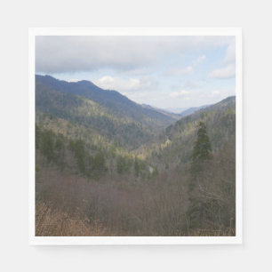 Morton Overlook of Underbar Smoky Mountains Pappersservett