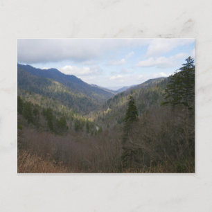 Morton Overlook of Underbar Smoky Mountains Vykort
